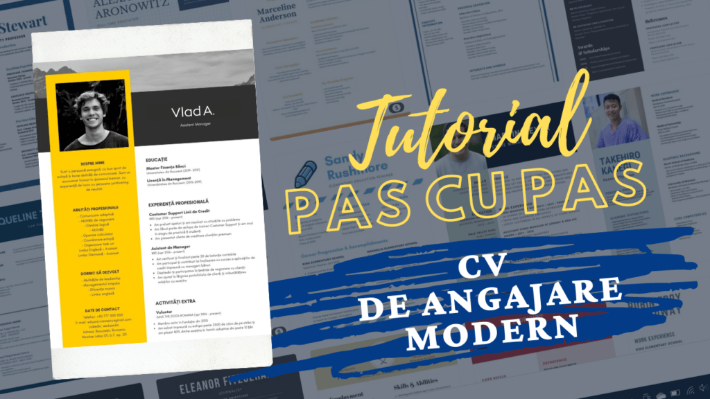 cum se face un cv online tutorial