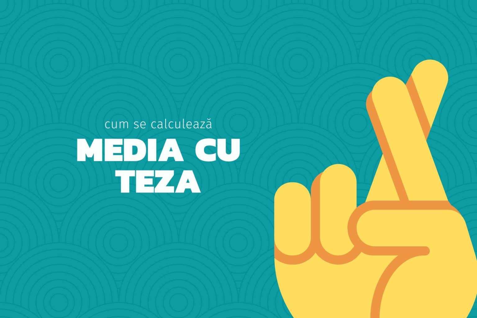 cum se calculează media cu teza rapid