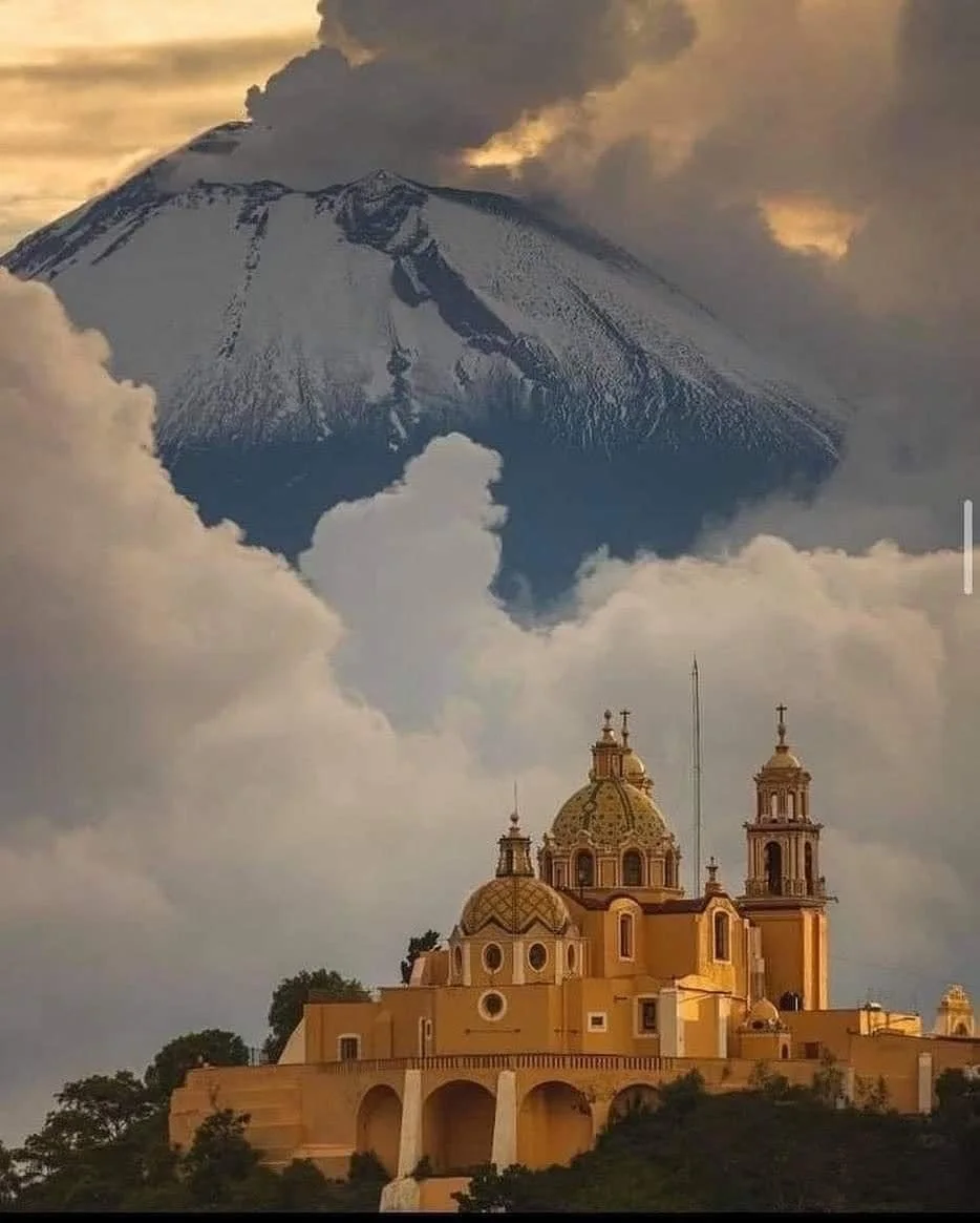Volcan Popocatepetl plus Cholula
